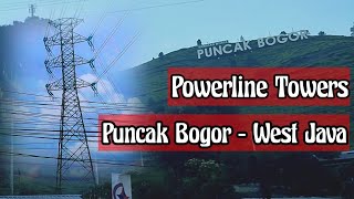 Powerline Towers around Puncak Bogor  West Java [upl. by Aicnorev]