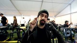 Volbeat Interview with Guitarist Rob Caggiano on Rock On The Range amp Canadian Fans NN035 [upl. by Gridley730]