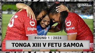 Pacific Championships 2024  Tonga XIII v Fetu Samoa  Full Match Replay [upl. by Eeryt]