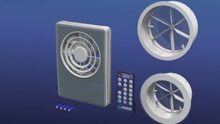 Blauberg Smart fan complete mounting connection and setup review [upl. by Ari66]