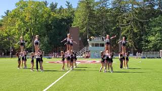 Aquinas College first cheer of the season September 18 2021 [upl. by Joshia]