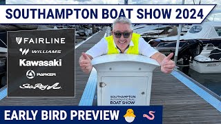 Southampton Boat Show 2024  Early bird preview 🐣🪱 [upl. by Julian635]