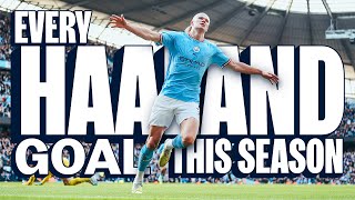 ALL 52 ERLING HAALAND GOALS Man City Season 202223  Every Goal [upl. by Judye446]