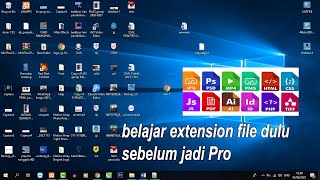 EXTENSION FILENAME  FILE EKSTENSI APA SIH ITU [upl. by Rowe]