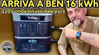 16 kWh di indipendenza energetica per oltre 10 anni nuova power station 220V OUKITEL BP2000 B2000 [upl. by Enitsenrae499]