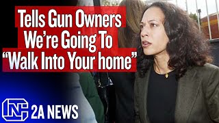 Resurfaced Video Of Kamala Harris Saying Were Going To Walk Into Your Home amp Check Your Guns [upl. by Nwahsal535]