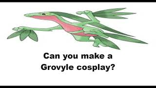 A Request To Make A Grovyle Cosplay request pokemon Draw A Concept [upl. by Araminta]