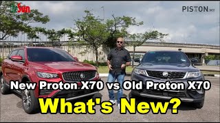 MOTORING  New Proton X70 vs Old Proton X70  Whats New [upl. by Aihseuqram87]