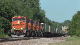 BNSF Trains in June 2024 [upl. by Farron443]