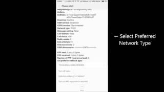 Force 3G4G Network in Xiaomi Mi 4i [upl. by Anasiul570]