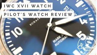 REVIEW IWC Mark XVII Pilots  Black Dial Version [upl. by Dnalel]