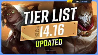 NEW UPDATED TIER LIST for PATCH 1416  League of Legends [upl. by Horodko]