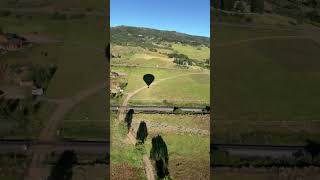 Hot air balloon ride in steamboat springs Colorado [upl. by Vaclava]