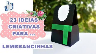 23 IDEIAS CRIATIVAS DE LEMBRANCINHAS MIMOS [upl. by Leavy]