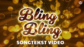 Bling Bling  Songtekst Lyric Video [upl. by Gerger]