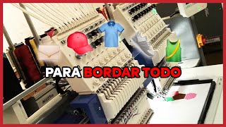 Bordadora Camfive 2 CABEZALES para GORROS PRENDAS TENIS y más [upl. by Oiliduab230]