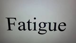 Funny Video Fatigue pronunciationHow we gujaratis pronounce fatigue [upl. by Chadwick]