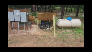 Generator Shed Part 2 Real Power Outage KCARanchHomestead [upl. by Adnerol57]