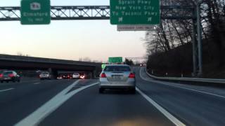 Cross Westchester Expressway Interstate 287 Exit 3 westbound [upl. by Gile416]