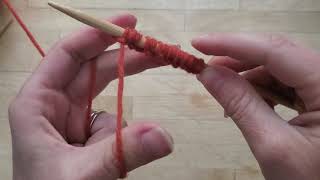 Tutoriel Tricot  Montage Tubulaire à litalienne côtes 1x1 [upl. by Paehpos]