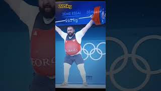 Arranco de 215kg de Lasha Talakhadze nos Jogos Olimpicos [upl. by Nnaeilsel]