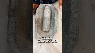 Unboxing new mortar and pestle viral mortarandpestle shorts [upl. by Atener]