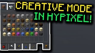 I GOT CREATIVE MODE ON HYPIXEL [upl. by Anerul]