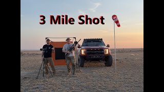 3 Mile shot with a Desert Tech HTI rifle chambered in 416 Barrett [upl. by Ria]