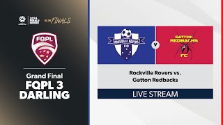 FQPL 3 Darling Downs Men Grand Final  Rockville Rovers vs Gatton Redbacks [upl. by Werna]