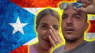 We Cried Coming Here 🥹  Emotional Cubans react to Puerto Rico [upl. by Niamrej]