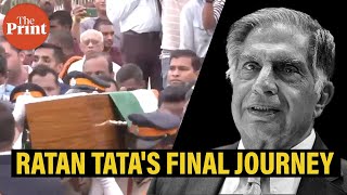 Ratan Tatas final journey Live from Mumbai [upl. by Anorahs281]