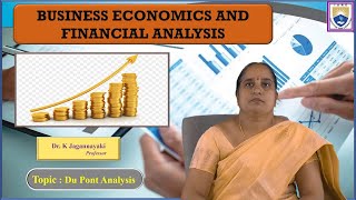 Du Pont Analysis by Dr K Jagannayaki [upl. by Annairt267]