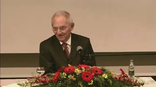 Examensfeier 22019 Dr Wolfgang Schäuble Präsident des Deutschen Bundestages [upl. by Mattheus]