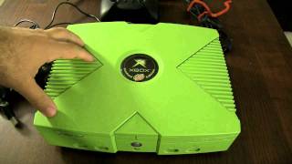 Rare Limited Edition Xbox Mountain Dew System Review  Gamester81 [upl. by Oijres]