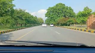 Margalla Road from F10 to F9 sector in Islamabad Pakistan  Поездка по шоссе Исламабада Пакистан [upl. by Wardle116]