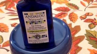 Andalou Naturals Age Defying Scalp Intensive Argan Stem CellREVIEW CRUELTY FREE [upl. by Slorac260]