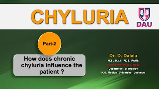 CHYLURIA  How does it affect the patient [upl. by Tadeas142]