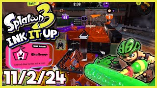 Splatoon 3  Ink It Up 11224 Ink Takes Two Duel of Dynamic Duos Challenge [upl. by Edelman]