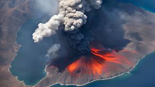 A fountain of lava and kilometers of hot ash covered Italy a natural disaster [upl. by Aisanat]