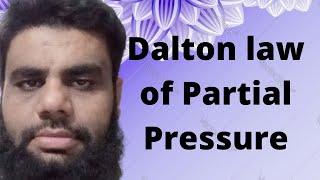 Dalton law of partial pressure  Karachi Board [upl. by Eninaj]