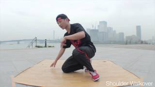 How to Breakdance  Floorwork Variations  Shoulder Walkover 中字幕 [upl. by Landrum27]