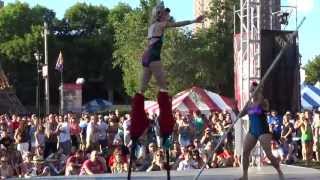 Les Acrobates Volantes at Bastille Days 7 13 13 [upl. by Henrique]