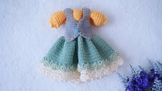 Crochet mini dresses outfit  Blythe dresses crochet [upl. by Ramberg446]