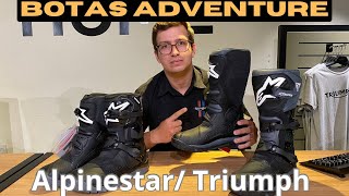 BOTAS PARA BIGTRAIL ALPINESTARTRIUMPH [upl. by Tandi]