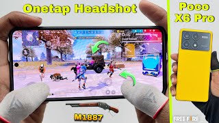 Poco X6 Pro 5G free fire full map gameplay onetap headshot 2 finger handcam Dimensity 8300 Ultra CPU [upl. by Cressler979]