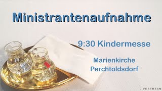 05112023 930 Ministrantenaufnahme Kindermesse Marienkirche Perchtoldsdorf [upl. by Kinzer]