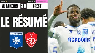 AJ Auxerre  Brest 30 Le Résumé  Ligue 1 20242025 [upl. by Ellie]