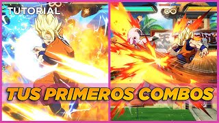 7 COMBOS PARA PRINCIPIANTES QUE DEBES SABER en Dragon ball fighterz dbfz tutorial [upl. by Aihsila]