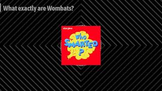 What exactly are Wombats  Who Smarted  Educational Podcast for Kids [upl. by Denman503]