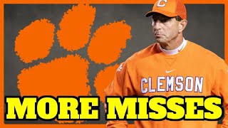 Clemson Keeps Missing  RECRUITING UPDATE [upl. by Gnah]